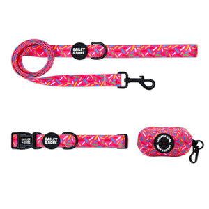 Pink Birthday Sprinkles Collar Bundle