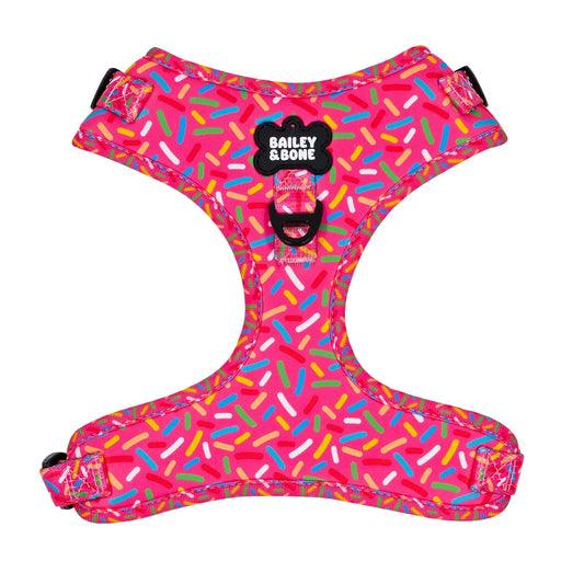 Pink Birthday Sprinkles Dog Harness