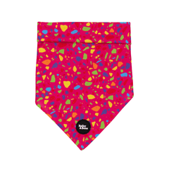 Rainbow Terrazzo Dog Bandana - FINAL SALE