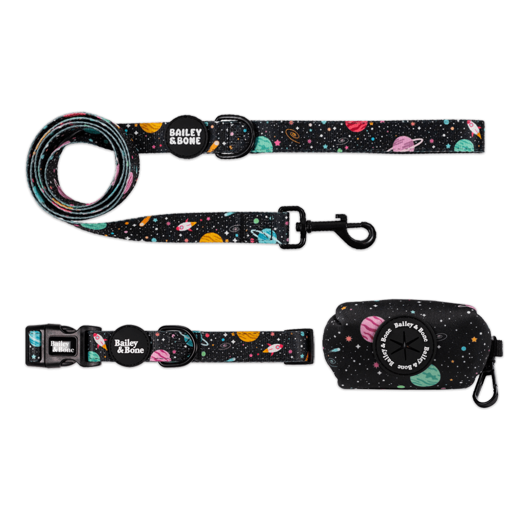 Space Galaxy Collar And Lead Bundle