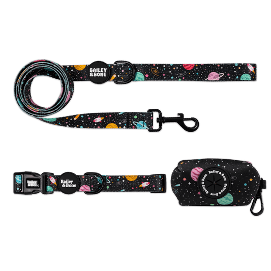 Space Galaxy Collar And Lead Bundle