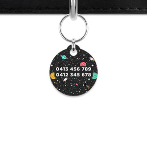 Space Galaxy Mini Pet ID Tag