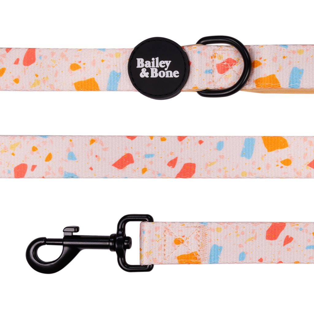 Summer Terrazzo Collar And Lead Bundle