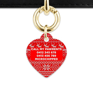 Bailey And Bone Christmas Sweater Pet Tag