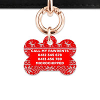 Bailey And Bone Christmas Sweater Pet Tag