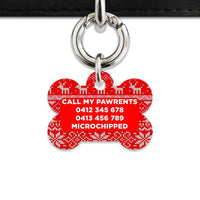 Bailey And Bone Christmas Sweater Pet Tag