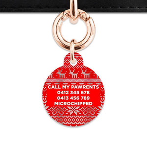 Bailey And Bone Christmas Sweater Pet Tag