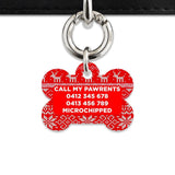 Bailey And Bone Christmas Sweater Pet Tag