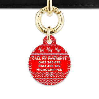 Bailey And Bone Christmas Sweater Pet Tag