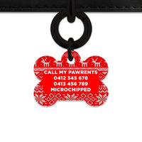 Bailey And Bone Christmas Sweater Pet Tag