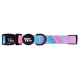 Bailey And Bone Pet Collar Blue And Purple Marble Pet Collar