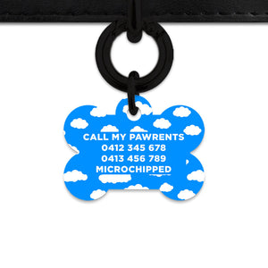 Bailey And Bone Pet ID Tags Blue Sky Pet Tag