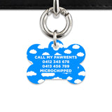 Bailey And Bone Pet ID Tags Blue Sky Pet Tag