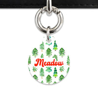 Bailey And Bone Pet ID Tags Christmas Forest Pet Tag