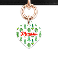 Bailey And Bone Pet ID Tags Christmas Forest Pet Tag