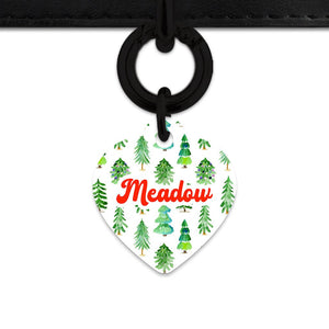 Bailey And Bone Pet ID Tags Christmas Forest Pet Tag