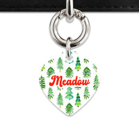 Bailey And Bone Pet ID Tags Christmas Forest Pet Tag