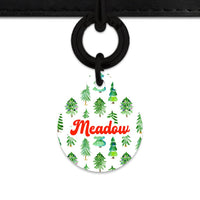 Bailey And Bone Pet ID Tags Christmas Forest Pet Tag