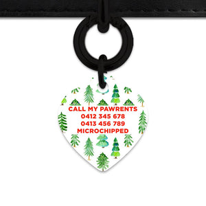Bailey And Bone Pet ID Tags Christmas Forest Pet Tag