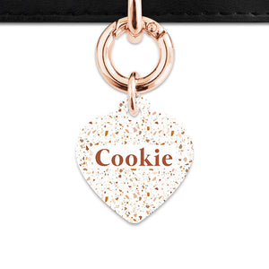 Bailey And Bone Pet ID Tags Cookie Chip Terrazzo Pet Tag