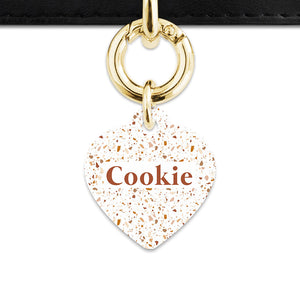 Bailey And Bone Pet ID Tags Cookie Chip Terrazzo Pet Tag