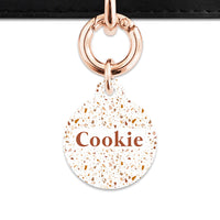 Bailey And Bone Pet ID Tags Cookie Chip Terrazzo Pet Tag