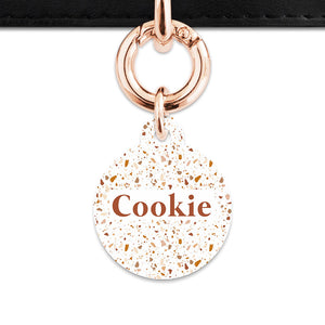 Bailey And Bone Pet ID Tags Cookie Chip Terrazzo Pet Tag