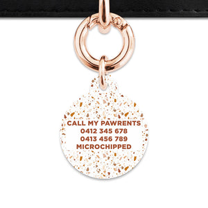 Bailey And Bone Pet ID Tags Cookie Chip Terrazzo Pet Tag