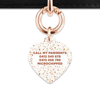 Bailey And Bone Pet ID Tags Cookie Chip Terrazzo Pet Tag