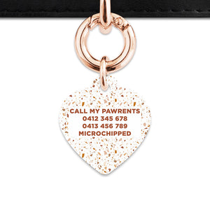Bailey And Bone Pet ID Tags Cookie Chip Terrazzo Pet Tag
