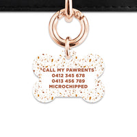 Bailey And Bone Pet ID Tags Cookie Chip Terrazzo Pet Tag