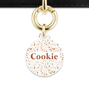 Bailey And Bone Pet ID Tags Cookie Chip Terrazzo Pet Tag