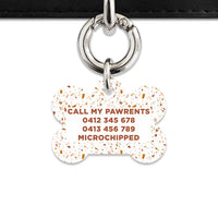 Bailey And Bone Pet ID Tags Cookie Chip Terrazzo Pet Tag