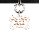 Bailey And Bone Pet ID Tags Cookie Chip Terrazzo Pet Tag