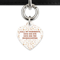 Bailey And Bone Pet ID Tags Cookie Chip Terrazzo Pet Tag