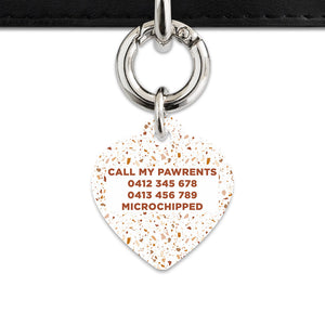 Bailey And Bone Pet ID Tags Cookie Chip Terrazzo Pet Tag