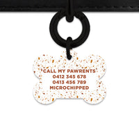 Bailey And Bone Pet ID Tags Cookie Chip Terrazzo Pet Tag