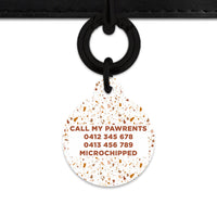 Bailey And Bone Pet ID Tags Cookie Chip Terrazzo Pet Tag