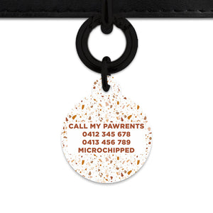Bailey And Bone Pet ID Tags Cookie Chip Terrazzo Pet Tag