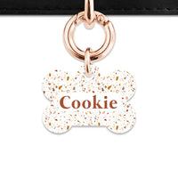 Bailey And Bone Pet ID Tags Cookie Chip Terrazzo Pet Tag