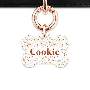 Bailey And Bone Pet ID Tags Cookie Chip Terrazzo Pet Tag