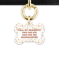 Bailey And Bone Pet ID Tags Cookie Chip Terrazzo Pet Tag