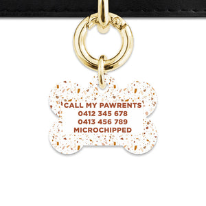 Bailey And Bone Pet ID Tags Cookie Chip Terrazzo Pet Tag