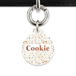 Bailey And Bone Pet ID Tags Cookie Chip Terrazzo Pet Tag