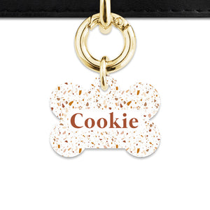 Bailey And Bone Pet ID Tags Cookie Chip Terrazzo Pet Tag