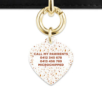 Bailey And Bone Pet ID Tags Cookie Chip Terrazzo Pet Tag