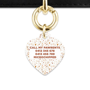 Bailey And Bone Pet ID Tags Cookie Chip Terrazzo Pet Tag