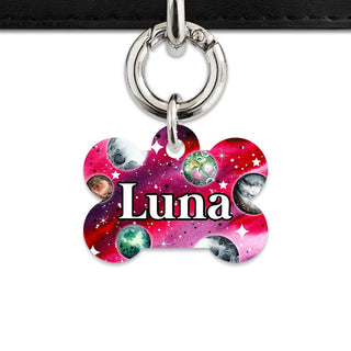 Bailey And Bone Pet ID Tags Crimson Galaxy Pet Tag