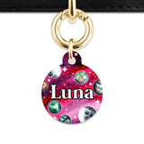 Bailey And Bone Pet ID Tags Crimson Galaxy Pet Tag