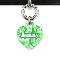 Bailey And Bone Pet ID Tags Green Tie Dye Pet Tag